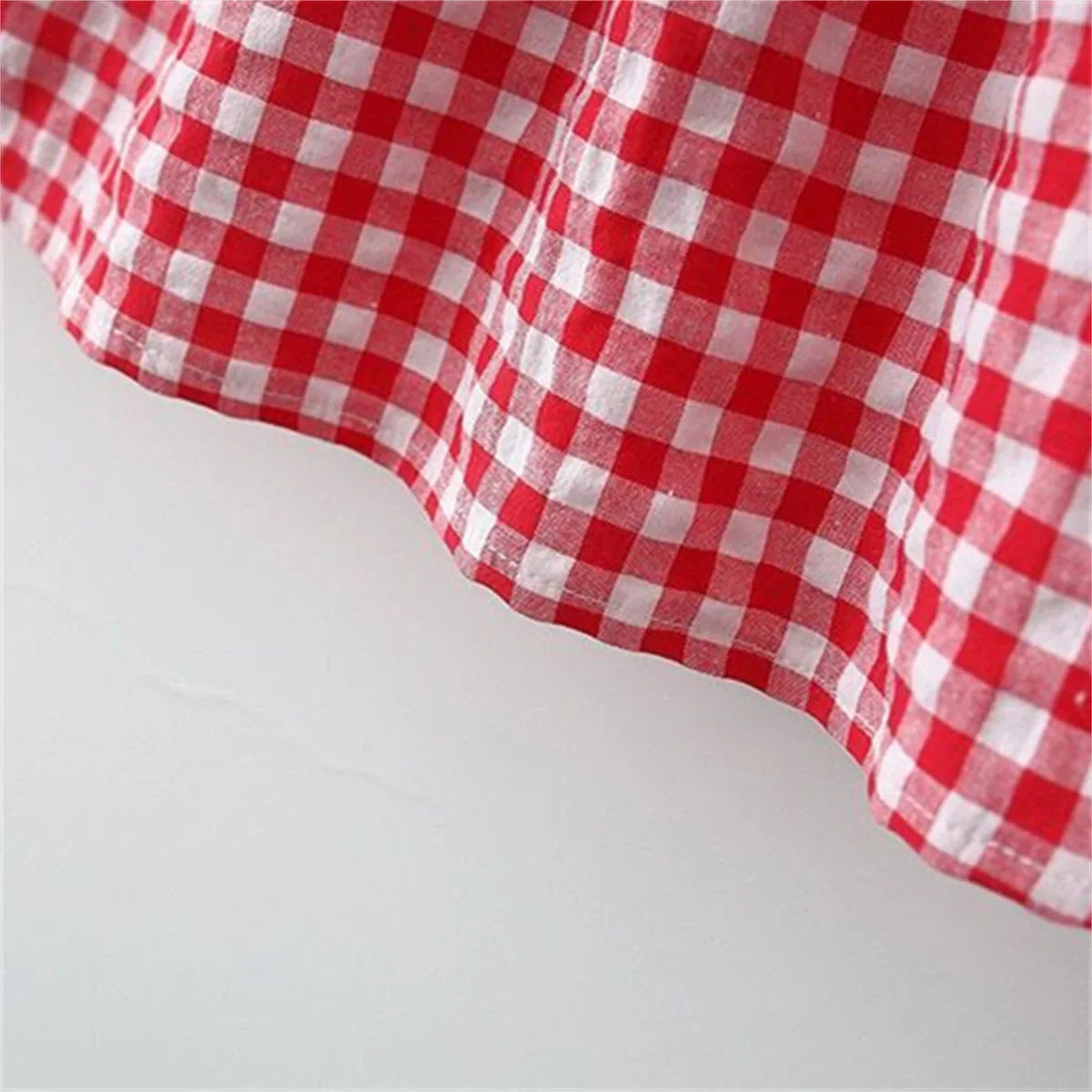 2Pcs/Set Baby Girl Plaid Sweet-  0 To 3 Years Children Clothes Suit & Hat