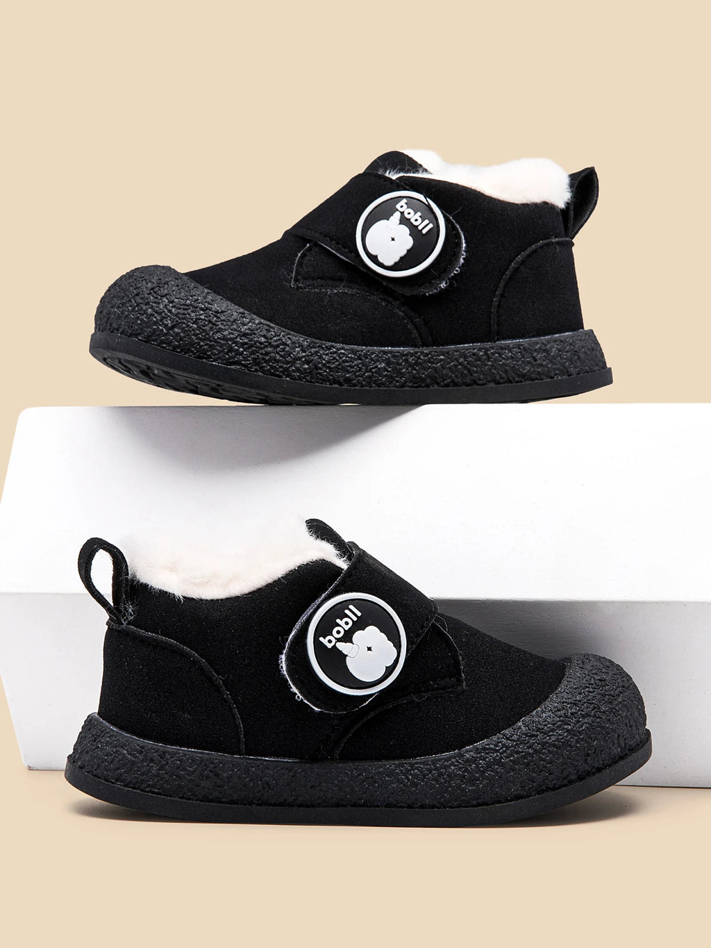 Baby Winter First-Step Shoes (0–3Y) – Fleece-Lined Outdoor Toddler Shoes