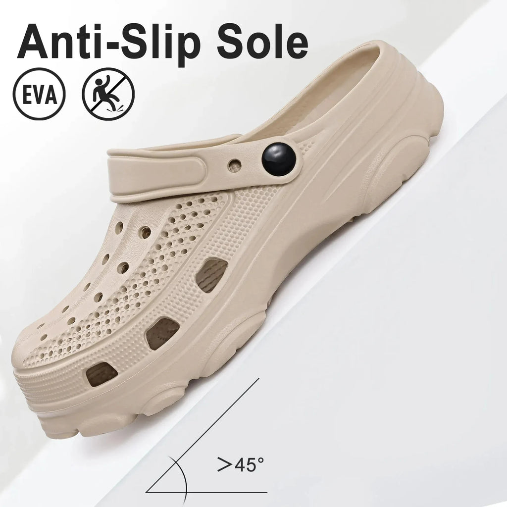 Crestar Women’s Clogs – Breathable Non-Slip Garden & Beach Sandals