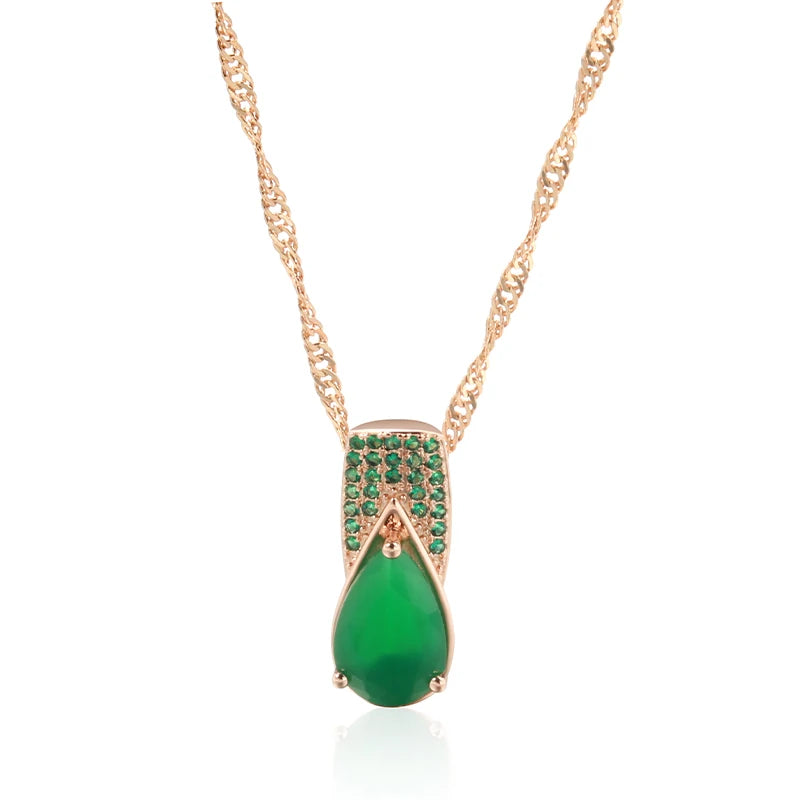 SYOUJYO Opal Green Natural Zircon Full