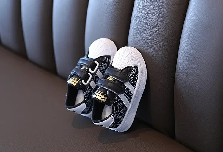 Kids’ Anti-Slip Sneakers – Soft Rubber Casual Shoes (21–30)