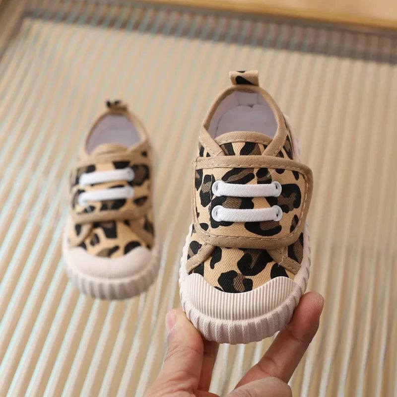 Kids Canvas Sneakers – Soft Breathable Candy-Colored Shoes
