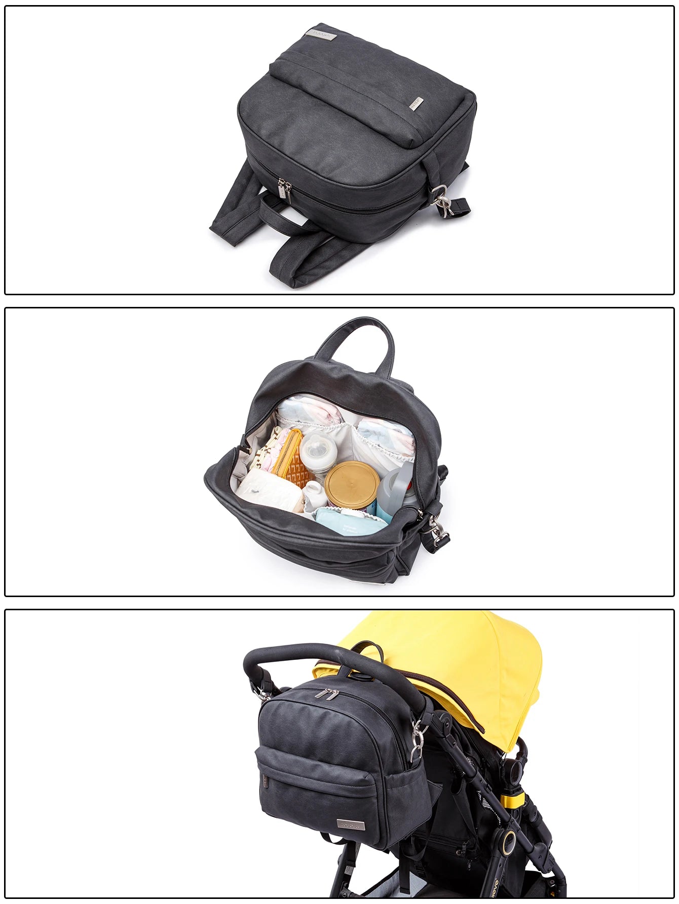 Waterproof Diaper Backpack for Newborns – Lightweight & Portable Mommy Bag