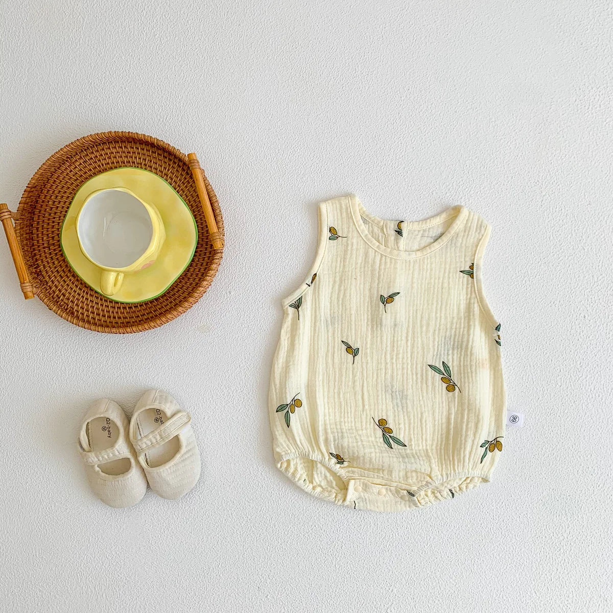 Cute Baby Summer Bodysuit – Cotton Outfit (0–18M)