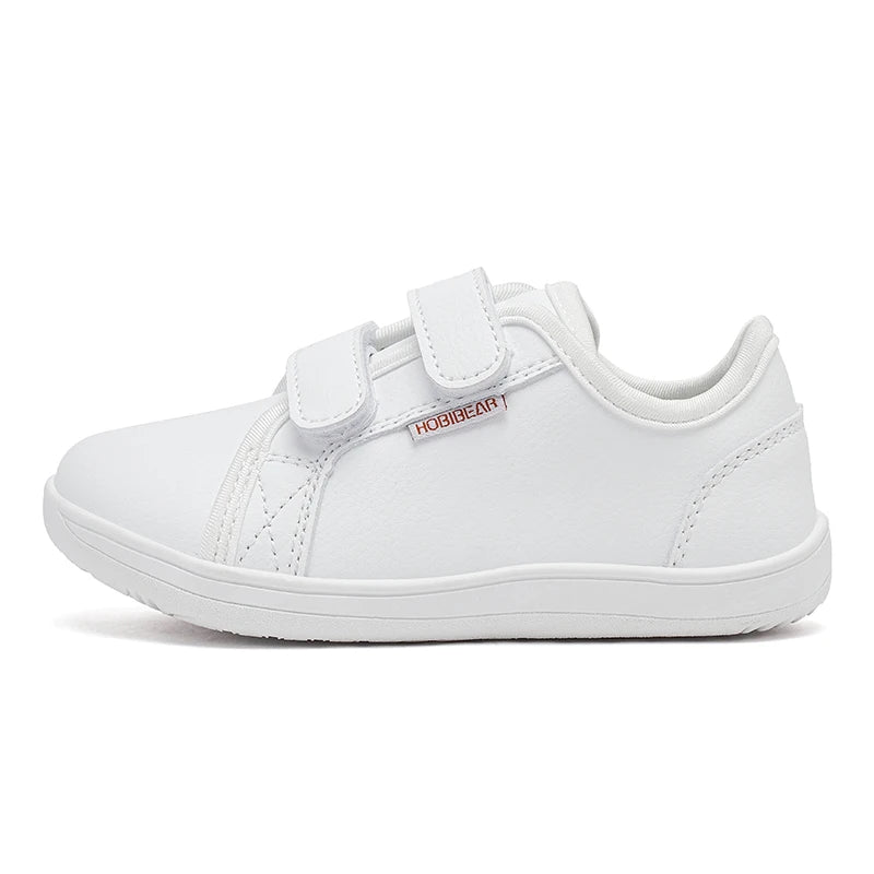 Kids Barefoot Sneakers – Lightweight Wide-Toe Hook & Loop Shoes