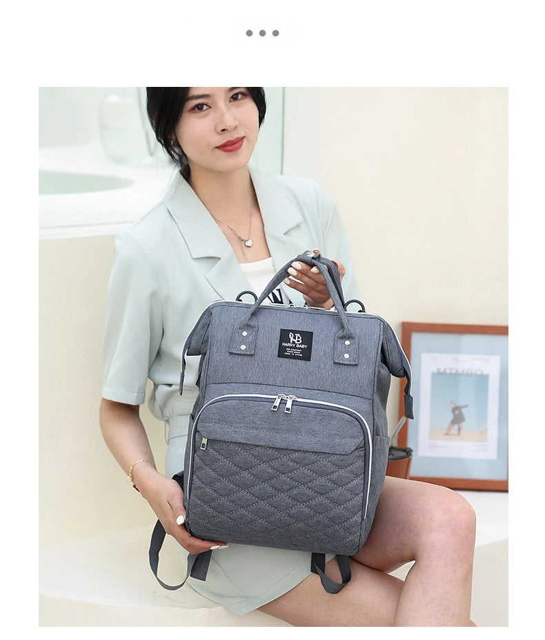 Maternity Diaper Backpack with USB Charging Port