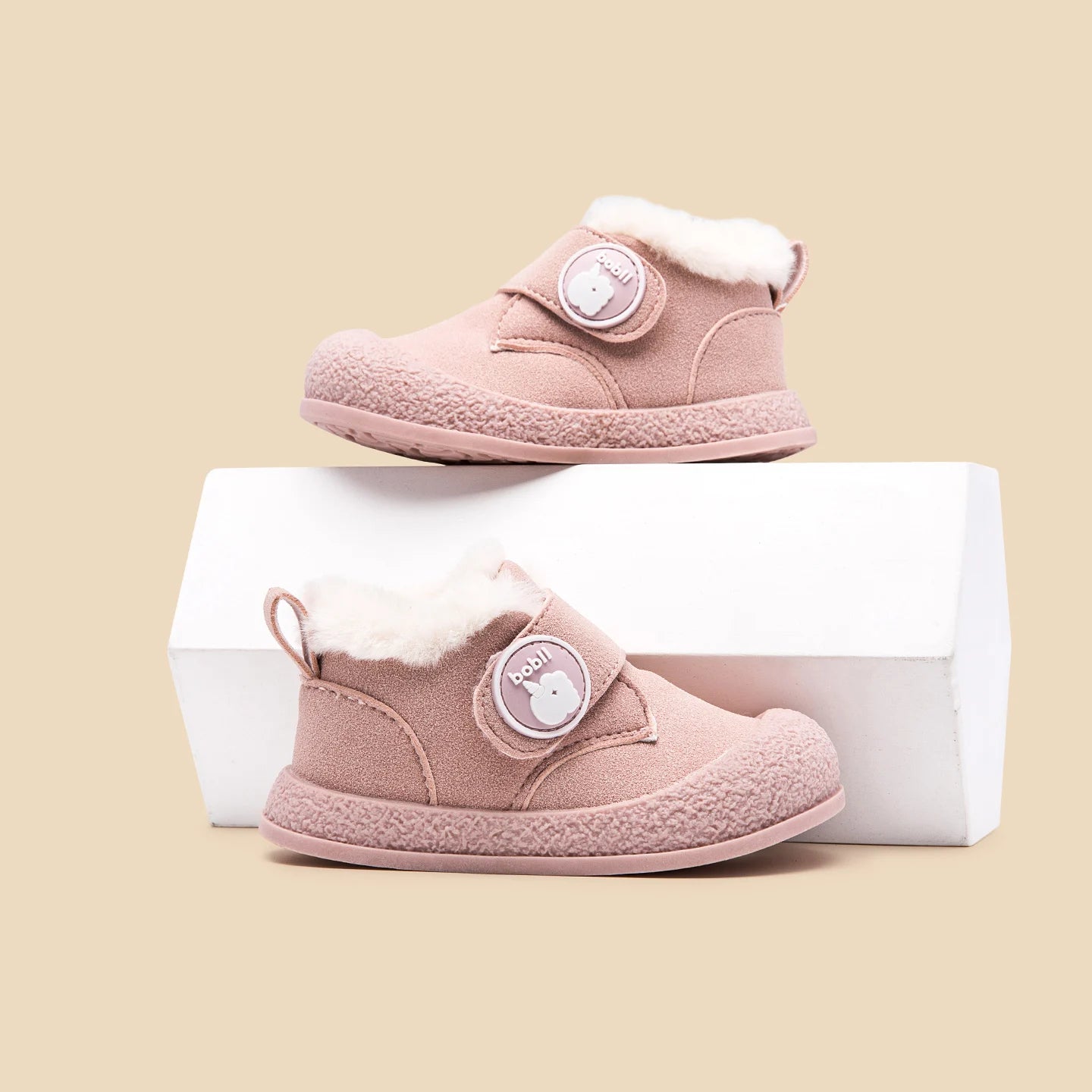 Baby Winter First-Step Shoes (0–3Y) – Fleece-Lined Outdoor Toddler Shoes