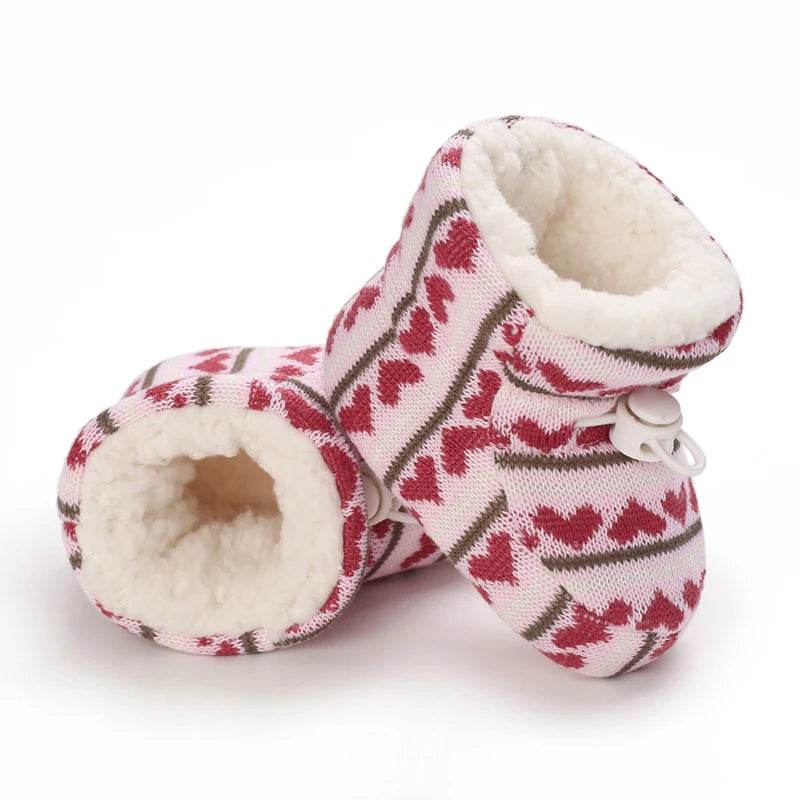 Winter Newborn Baby Cotton Booties