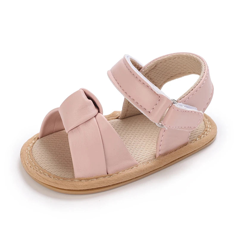 Baby Summer Sandals (0–18M) – Open-Toe Non-Slip Soft Shoes