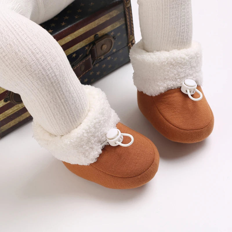 Winter Newborn Baby Cotton Booties