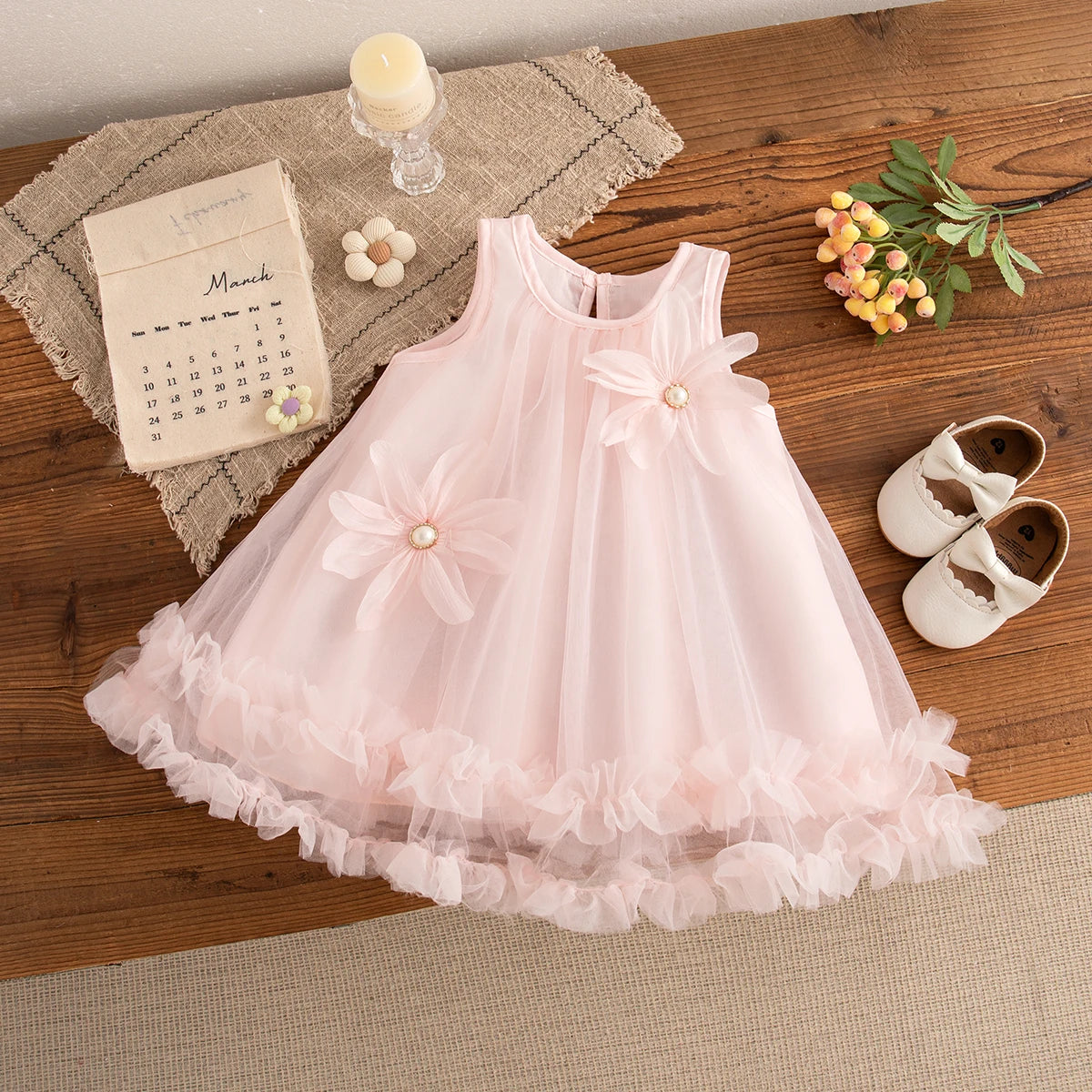 Baby Girl Pink Princess Dress