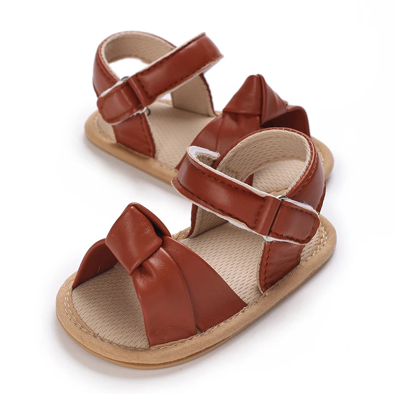 Baby Summer Sandals (0–18M) – Open-Toe Non-Slip Soft Shoes