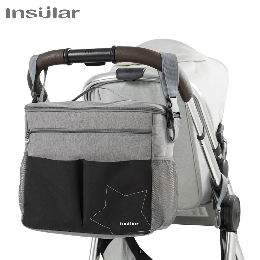 Insular Maternity Diaper Backpack – Travel, Nursing, Anti-Loss Zipper