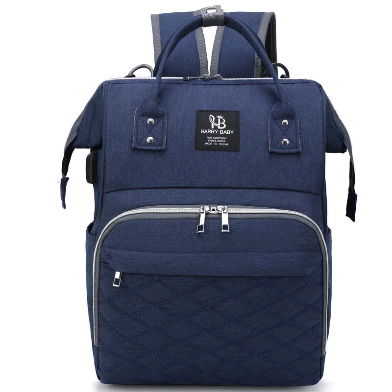 Maternity Diaper Backpack with USB Charging Port