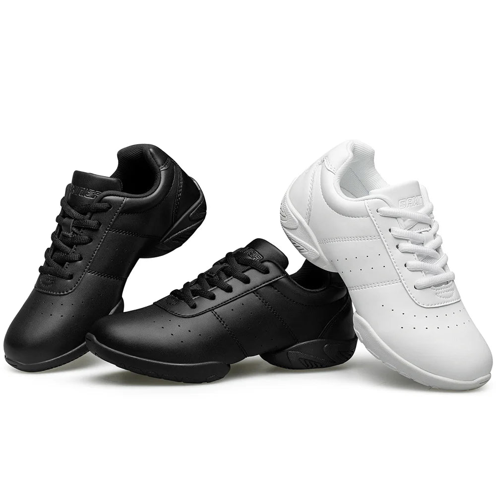 Girls’ Dance & Cheer Shoes – Split Sole Jazz Sneakers