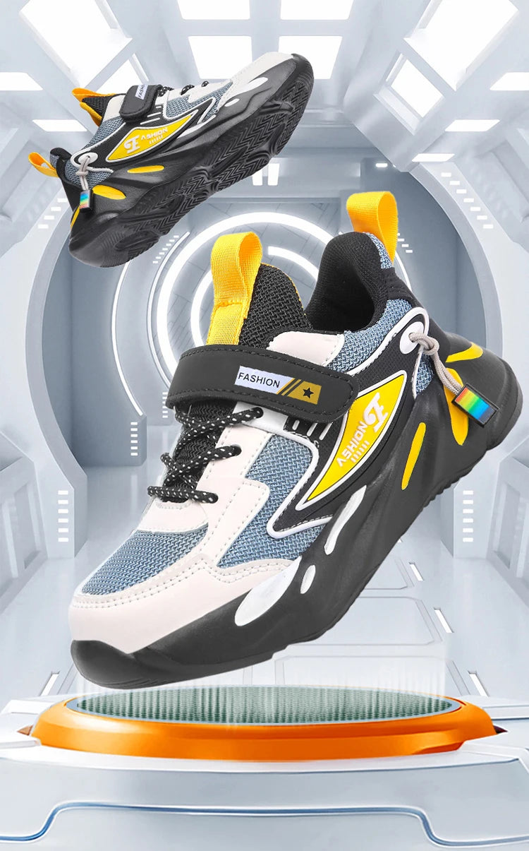 Kids Mesh Sneakers – Breathable Non-Slip Running & Casual Shoes