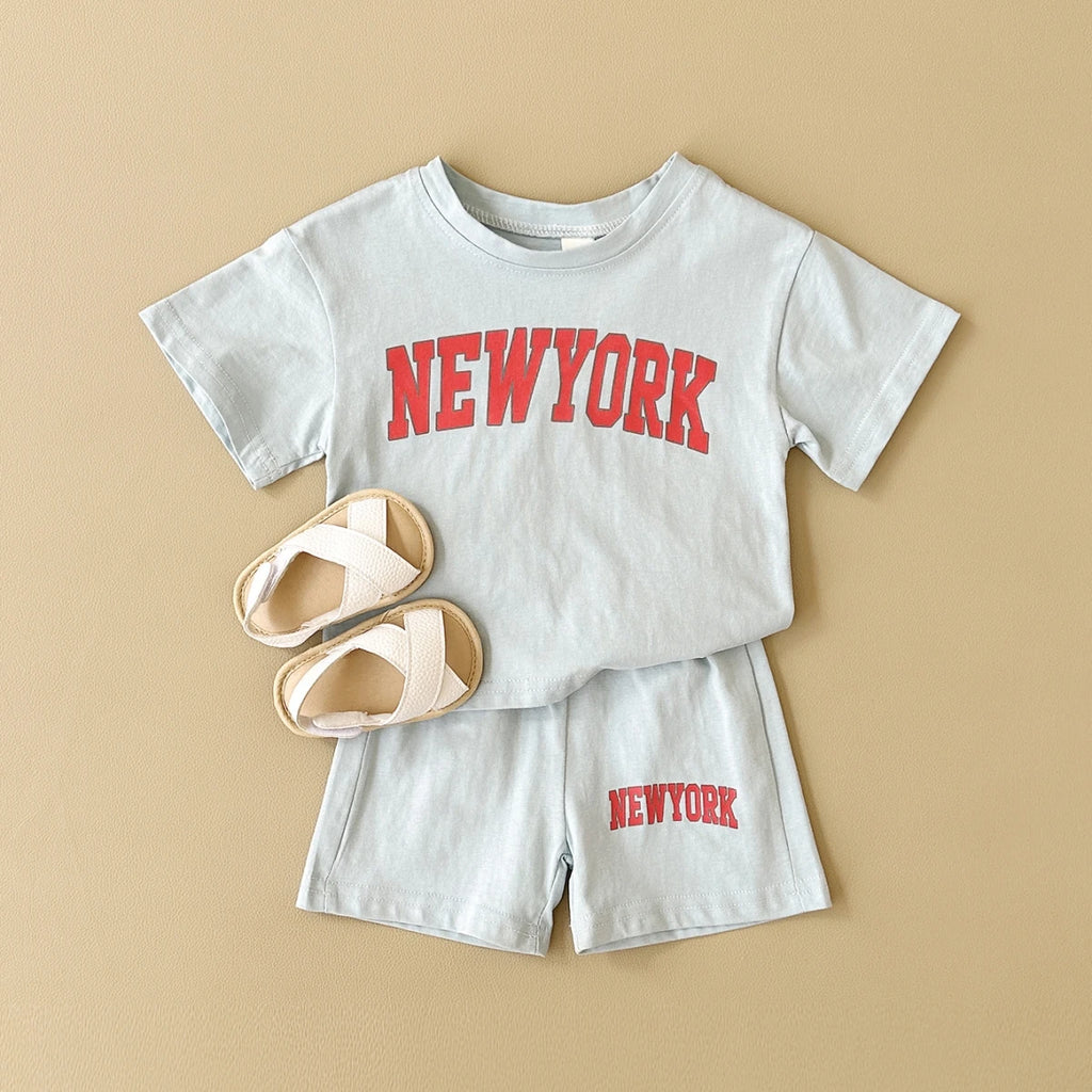 T-shirt & shorts Girls Sports Set 2Pcs Infant Outfit Set