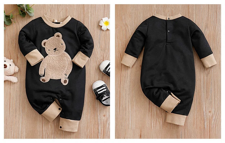 Baby Cartoon Teddy Bear Bodysuit