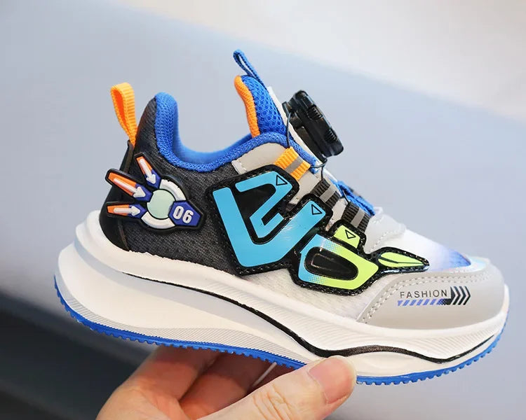 Kids’ Breathable Mesh Sneakers – Soft, Non-Slip Running Shoes
