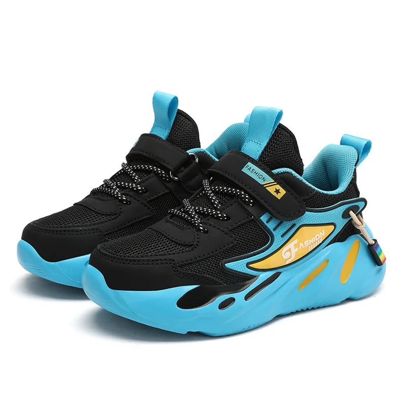 Kids Breathable Casual Sneakers – Outdoor Running & Tennis Shoes