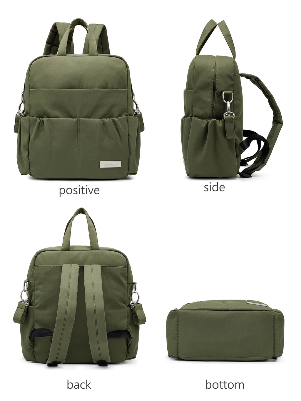 Soboba Waterproof Diaper Backpack – Large Capacity, Multi-Functional Mommy Bag for Travel & Outings
