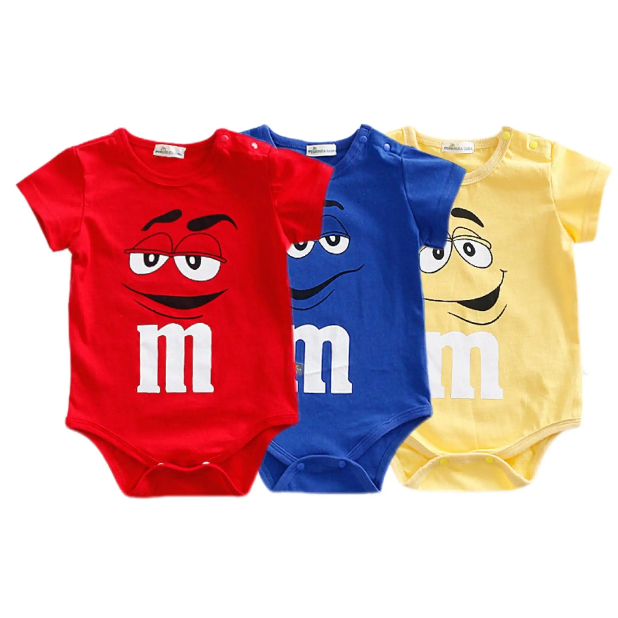 Baby Infant 3PCS Outfit – Bodysuit & Pants (0–2Y)