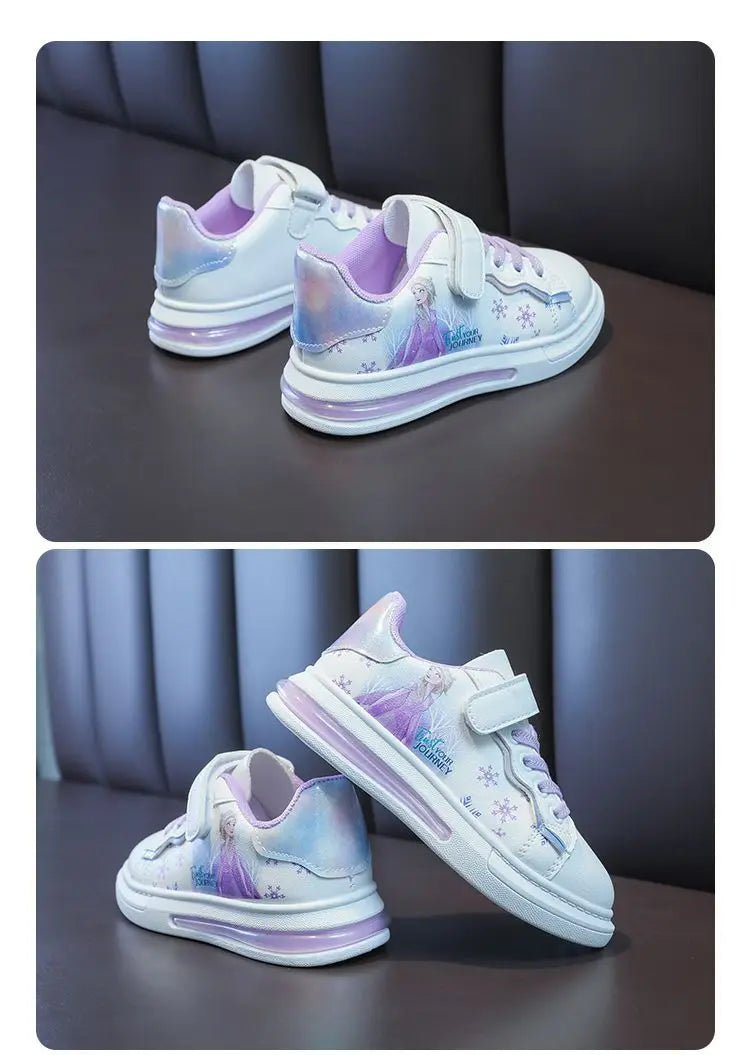 Disney Elsa Frozen Girls’ White Flats – Waterproof Shoes