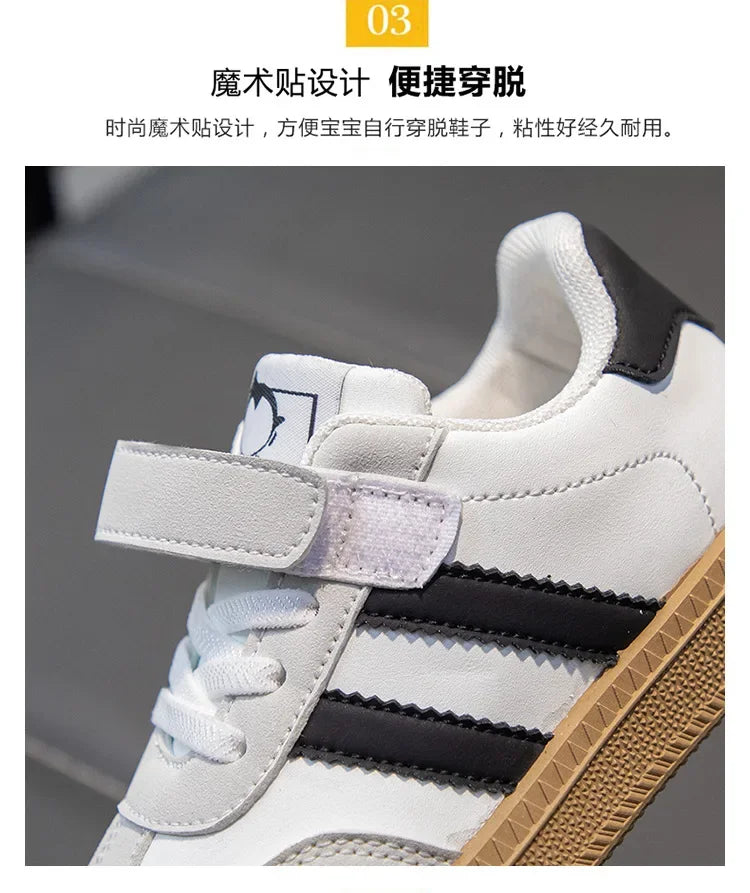 Kids’ Lightweight Skate Sneakers – Breathable, Non-Slip Shoes