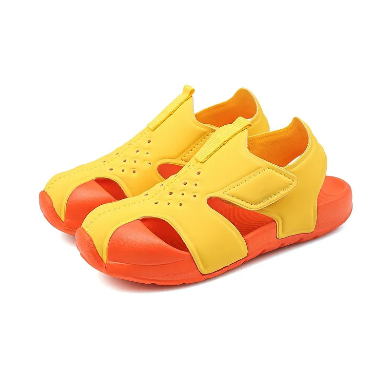 Kids Summer Candy Sandals – Breathable Mesh Sport Shoes