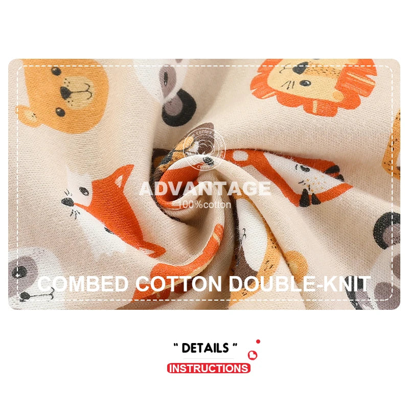 Baby Boys & Girls Cotton Onesies (4PCS)