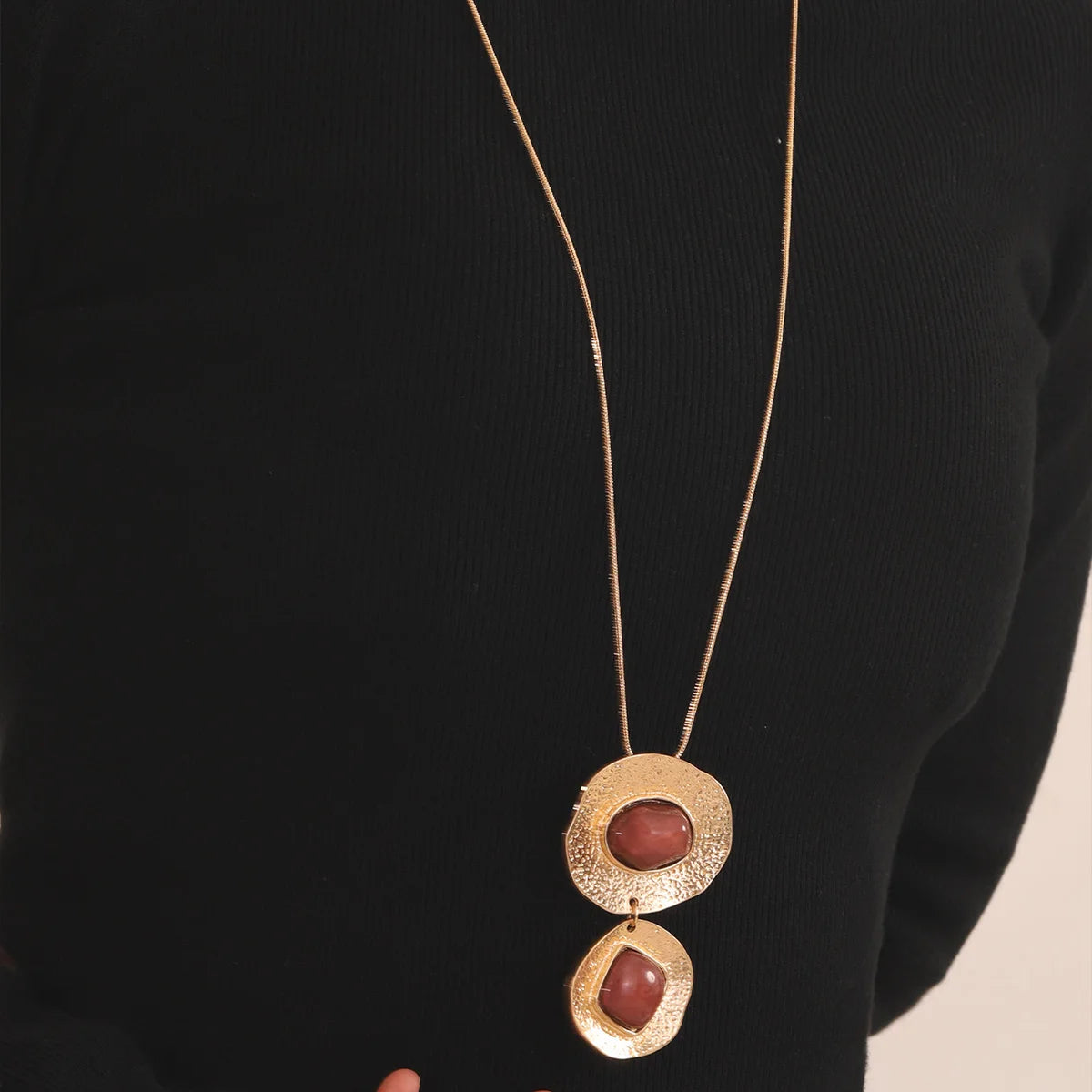 Cring Coco Long Necklace Geometry