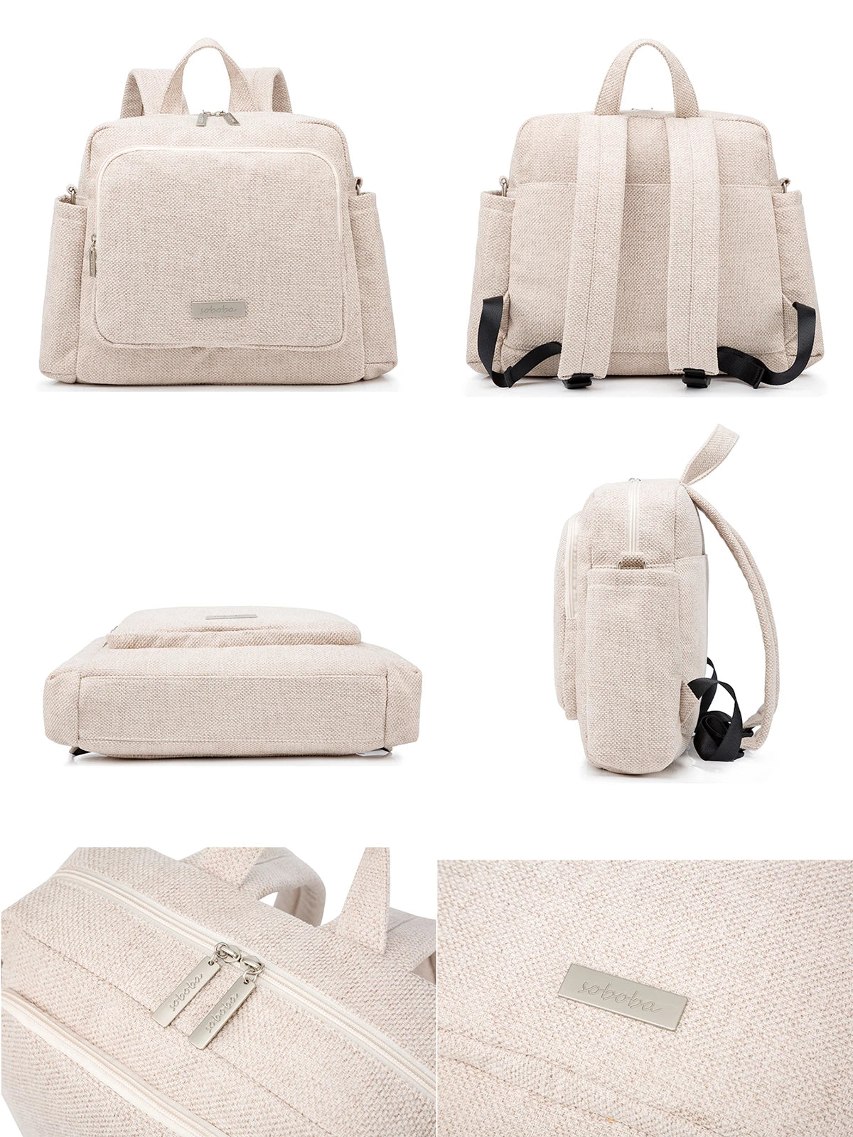 Fashion Mommy Diaper Backpack – Large Capacity, Waterproof, Multi-Functional Nappy Bag for Travel