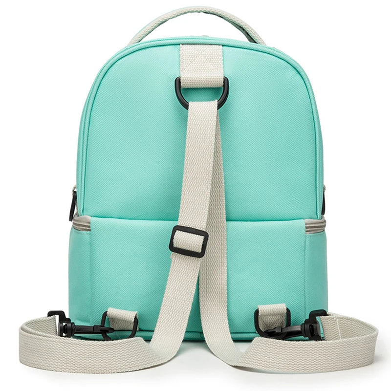 Fashion Mommy Bag – Insulated, Large Capacity, Portable for Travel & Picnic