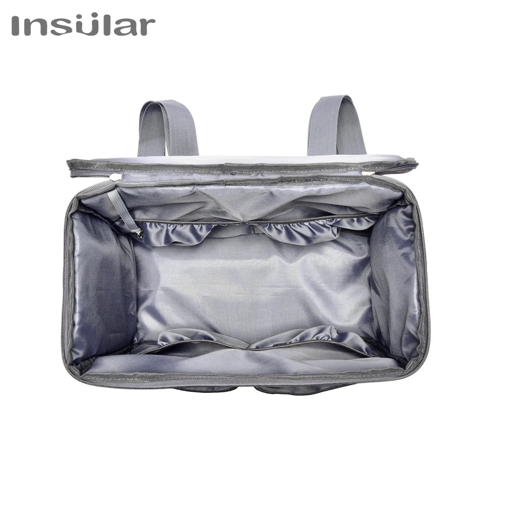 Insular Maternity Diaper Backpack – Travel, Nursing, Anti-Loss Zipper