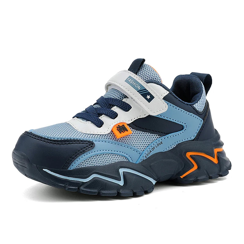 Kids Breathable Sneakers – Outdoor Casual & Sport Shoes (5–16 Years)