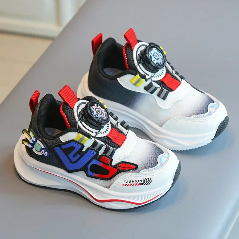 Kids’ Breathable Mesh Sneakers – Soft, Non-Slip Running Shoes