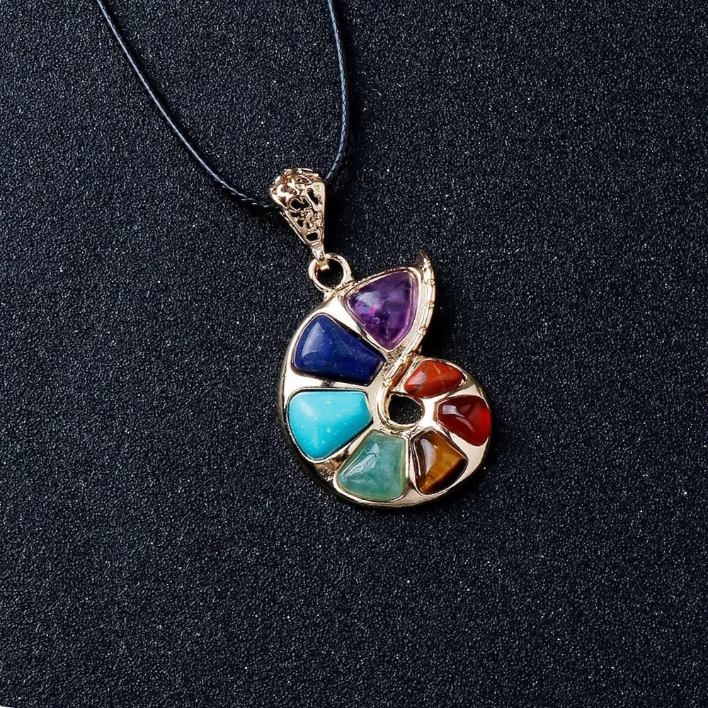 1PC Natural Stone Necklace 12x55mm