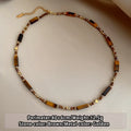 Retro Temperament Layered Tiger Eye Stone