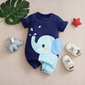 0-18 Short Sleeved Baby Jumpsuit