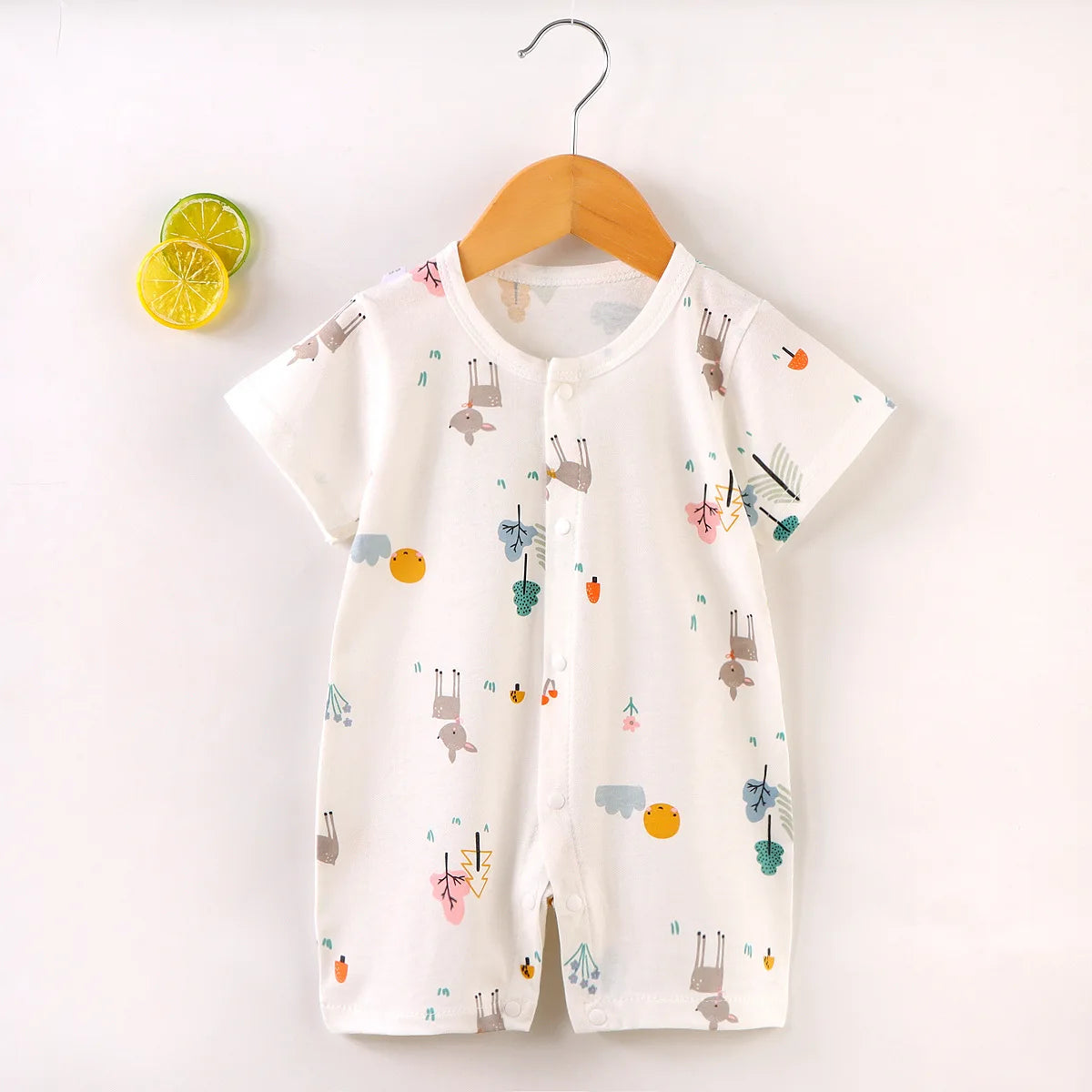 Short-Sleeved Thin Harness Infant Clothes