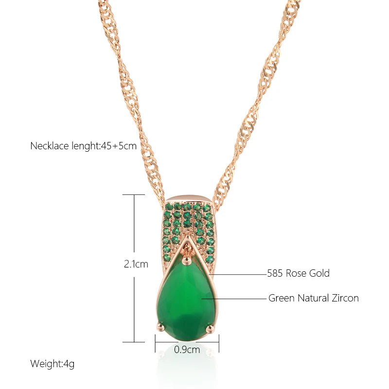 SYOUJYO Opal Green Natural Zircon Full