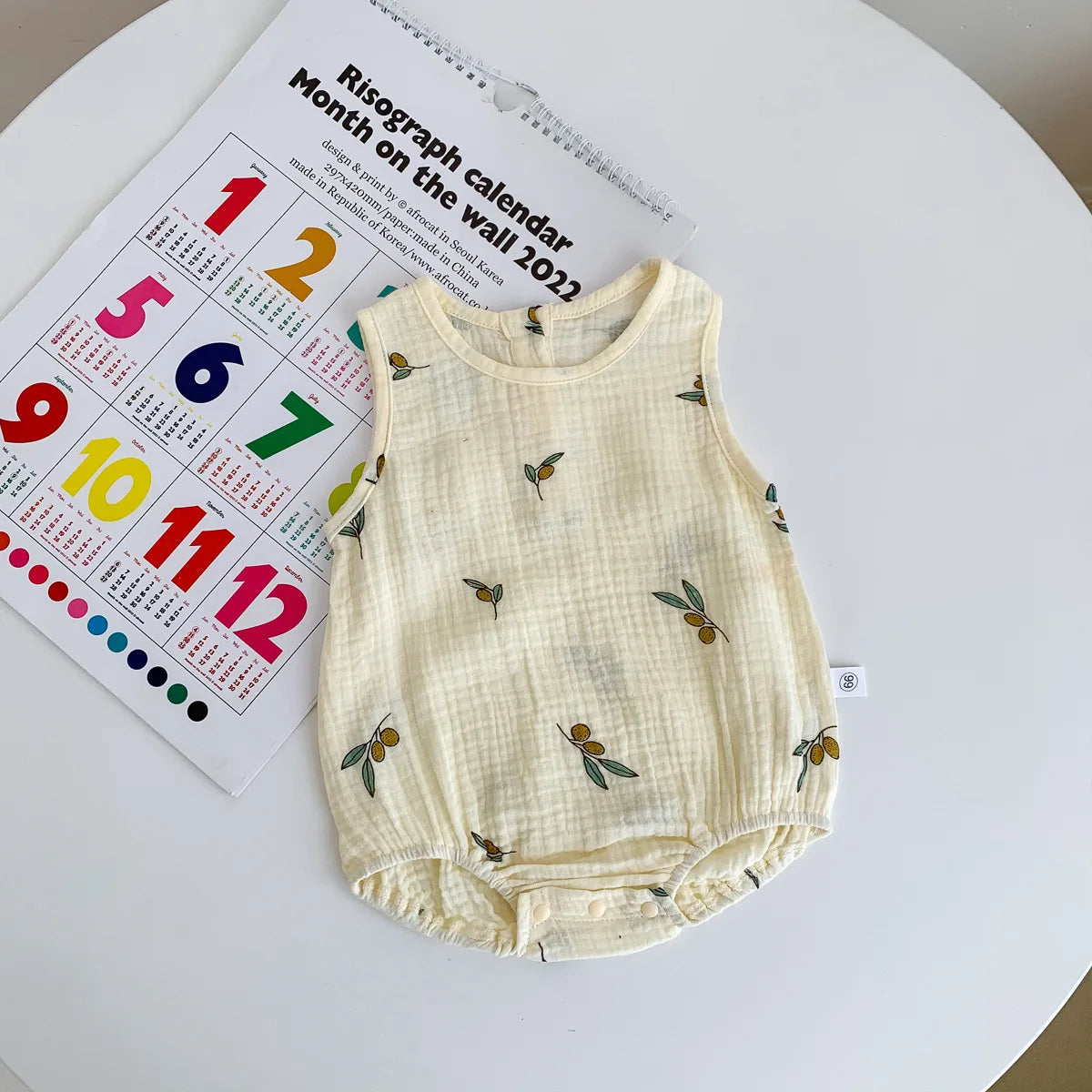 Cute Baby Summer Bodysuit – Cotton Outfit (0–18M)