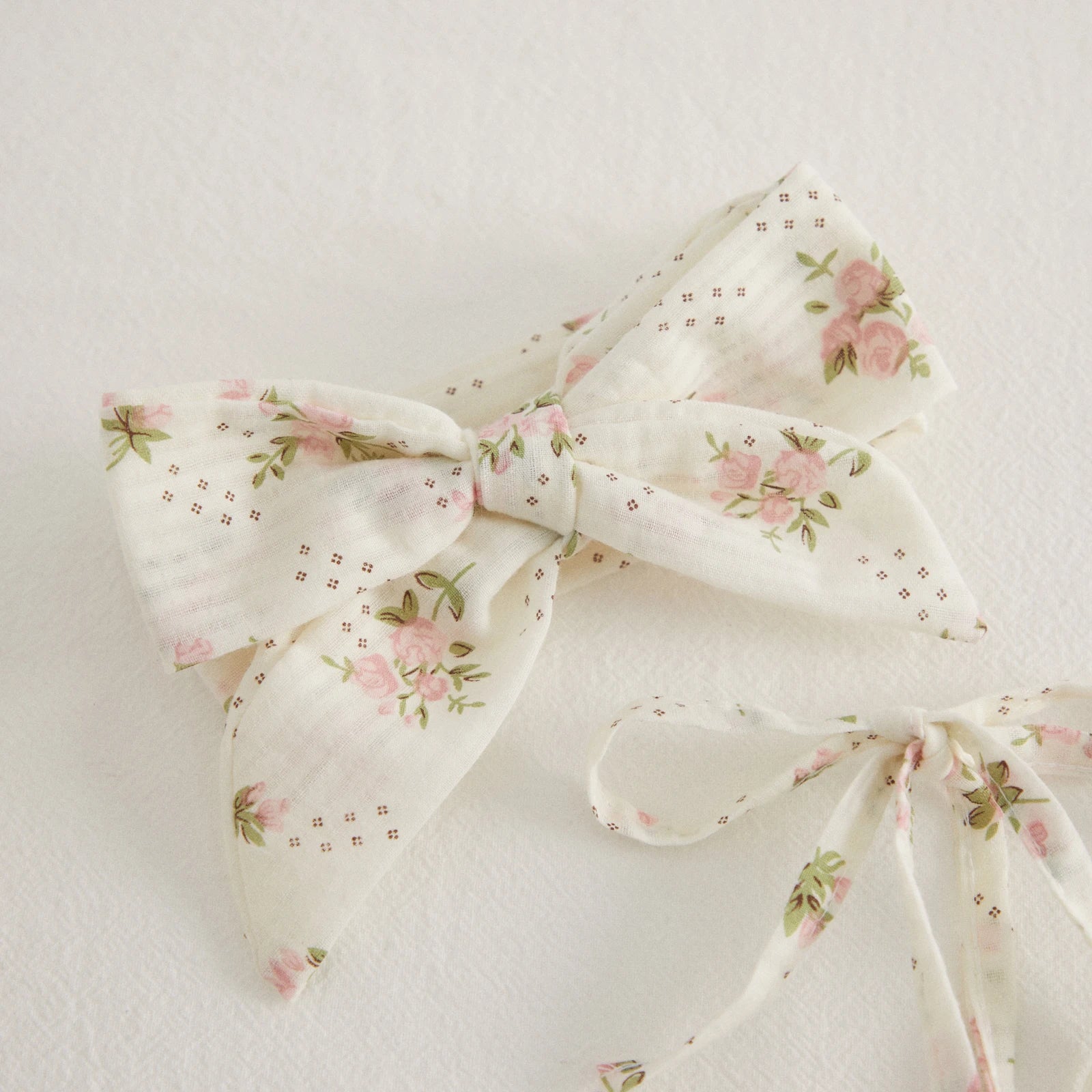 Floral Baby Girl Romper & Bow Headband