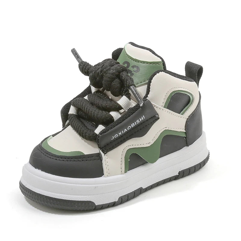 Kids Spring/Autumn Sneakers – High-Top Casual Sports Shoes