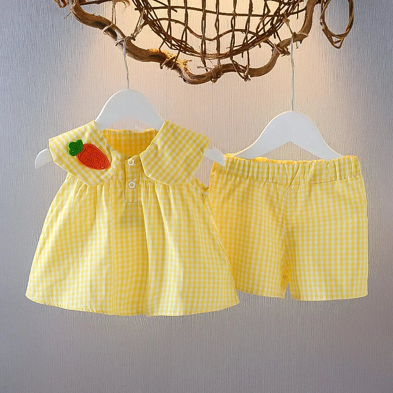 2pcs Girl Suit
