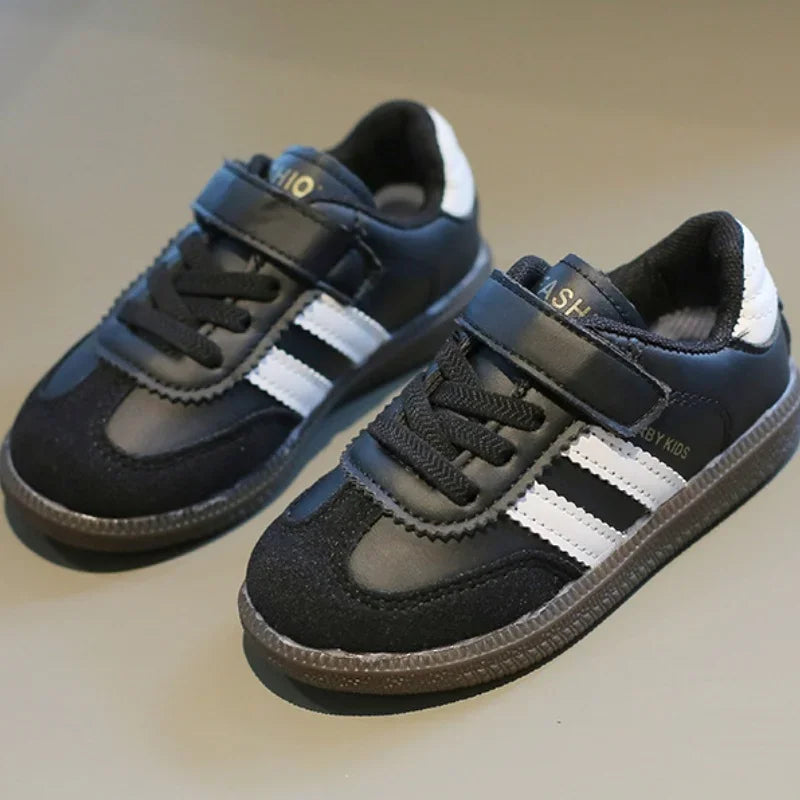 Kids’ Sneakers – Soft-Soled, Hook & Loop Casual Shoes