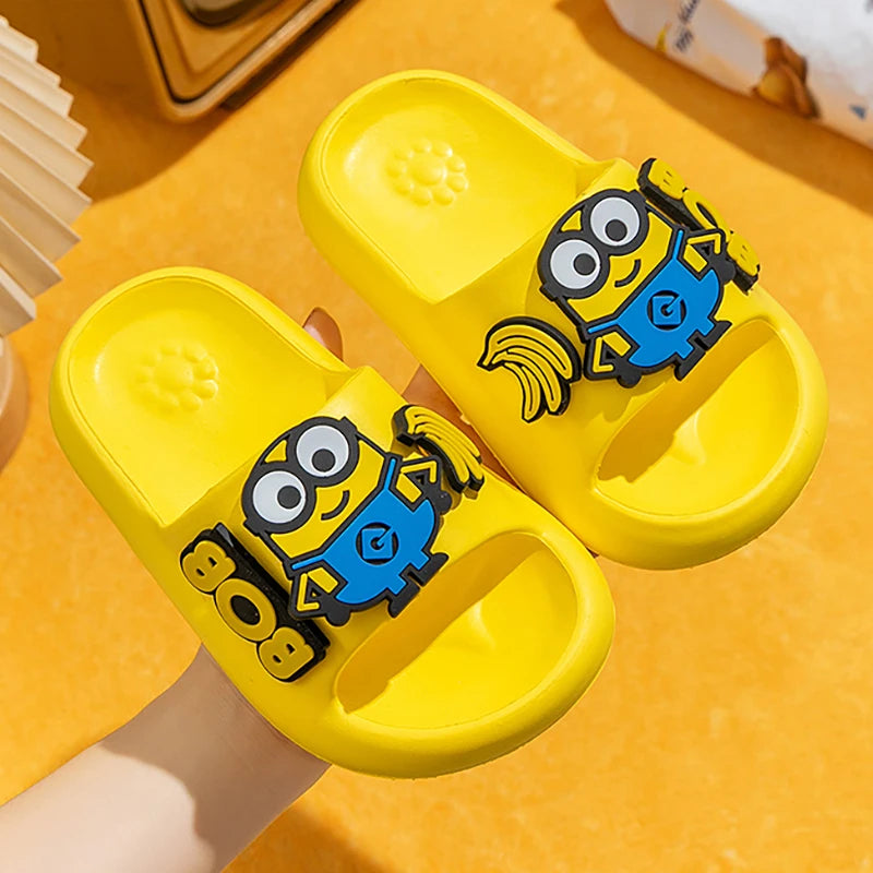 Cute Minions Kids EVA Slippers – Non-slip Indoor & Outdoor Sandals