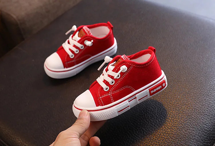 Kids’ Canvas Shoes – Breathable Casual Sneakers