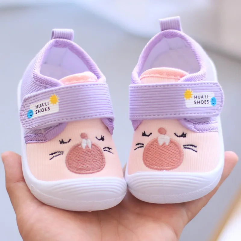Infant Cartoon Soft-Sole Sneakers – Non-Slip Toddler Casual Shoes
