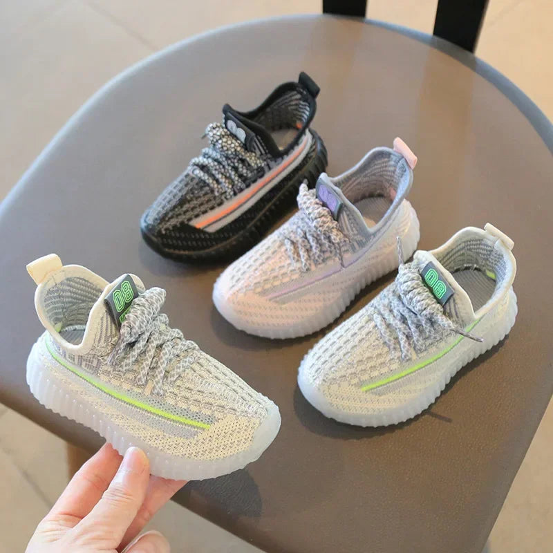 Kids Summer Sneakers – Breathable Lightweight Non-slip Casual Shoes (Size 21-32)
